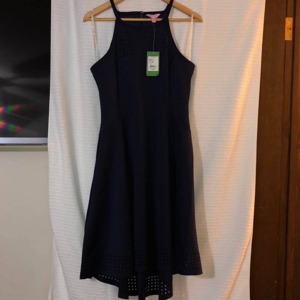 Lilly Pulitzer - AURELIE MIDI HALTER DRESS - sz.M